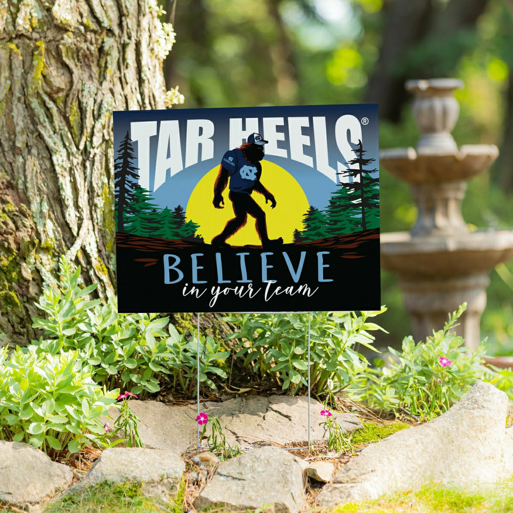 University of North Carolina Yard Sign, Bigfoot - Collegiate Home