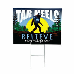 University of North Carolina Yard Sign, Bigfoot - Collegiate Home