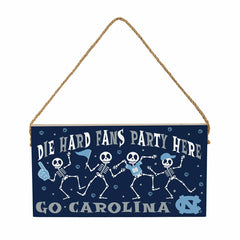 University of North Carolina Halloween Wood Wall Sign, 6x11 - Collegiate Home