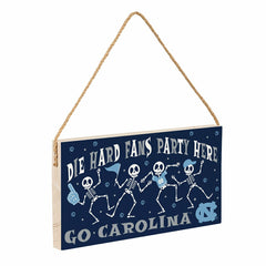 University of North Carolina Halloween Wood Wall Sign, 6x11 - Collegiate Home