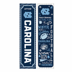 46" Double Sided Leaner, University of North Carolina, Winter Seasonal - Collegiate Home