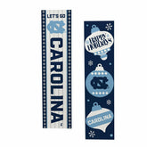 University of North Carolina 47" Double Sided Leaner, Christmas - Collegiate Home
