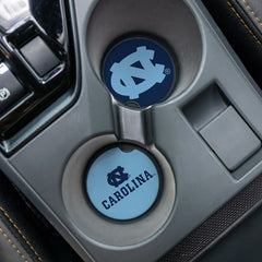 University of North Carolina Car Coaster Set, 2pc - Collegiate Home