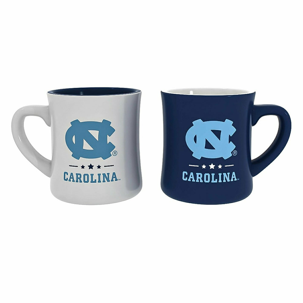 University of North Carolina 10oz Ceramic Cup Set, 2pc - Collegiate Home