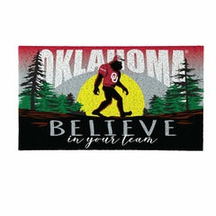 University of Oklahoma Bigfoot PVC Mat, 28"x16" - Collegiate