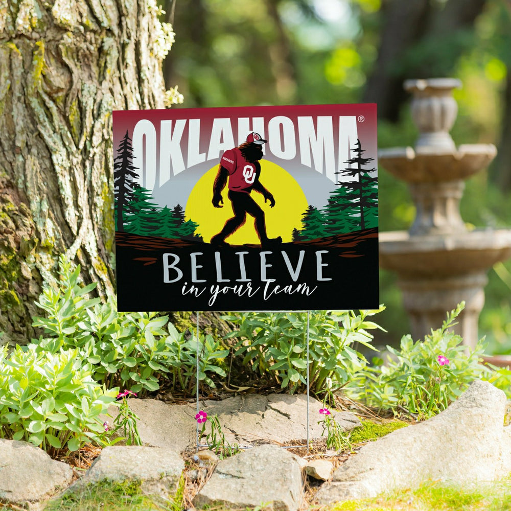 University of Oklahoma Yard Sign, Bigfoot - Collegiate Home
