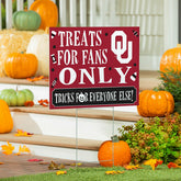 University of Oklahoma Yard Sign, Halloween Treats for Fans - Collegiate Home