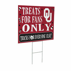 University of Oklahoma Yard Sign, Halloween Treats for Fans - Collegiate Home