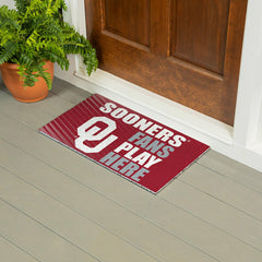 University of Oklahoma Fan Mat, 28"x16" - Collegiate