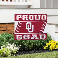 University of Oklahoma Coroplast Yard Sign Graduate - Collegiate Home