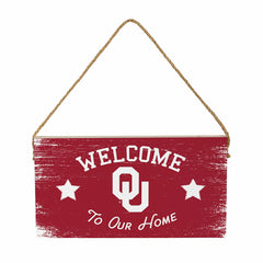 University of Oklahoma Wood Wall Sign, 6x11 - Collegiate Home