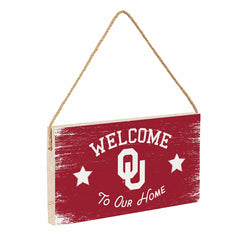 University of Oklahoma Wood Wall Sign, 6x11 - Collegiate Home