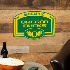 University of Oregon USA Embossed Steel Wall Sign, 11" x 17" - Collegiate Home