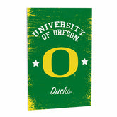 University of Oregon Wood Wall Sign, 16x24 - Collegiate Home