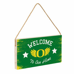 University of Oregon Wood Wall Sign, 6x11 - Collegiate Home