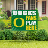 University of Oregon Coroplast Yard Sign "Fans Play Here" - Collegiate Home