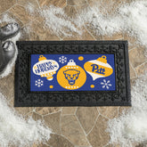 University of Pittsburgh Holiday Flocked Coir Sassafras Switch Mat, 22 - Collegiate