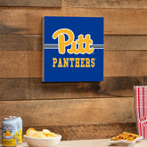 University of Pittsburgh Wood Wall Sign, 12x12 - Collegiate Home