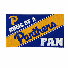 University of Pittsburgh, PVC Mat COLOR, Home of a Fan - Collegiate