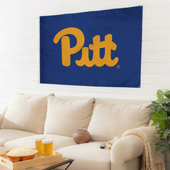 University of Pittsburgh Single Sided Estate Flag with 2 Grommets, 3'x - Collegiate Home