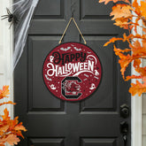 University of South Carolina Halloween Round Door Décor with Hanging R - Collegiate Home