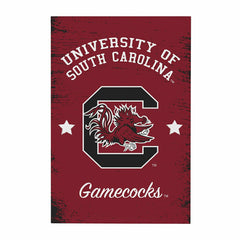 University of South Carolina Wood Wall Sign, 16x24 - Collegiate Home