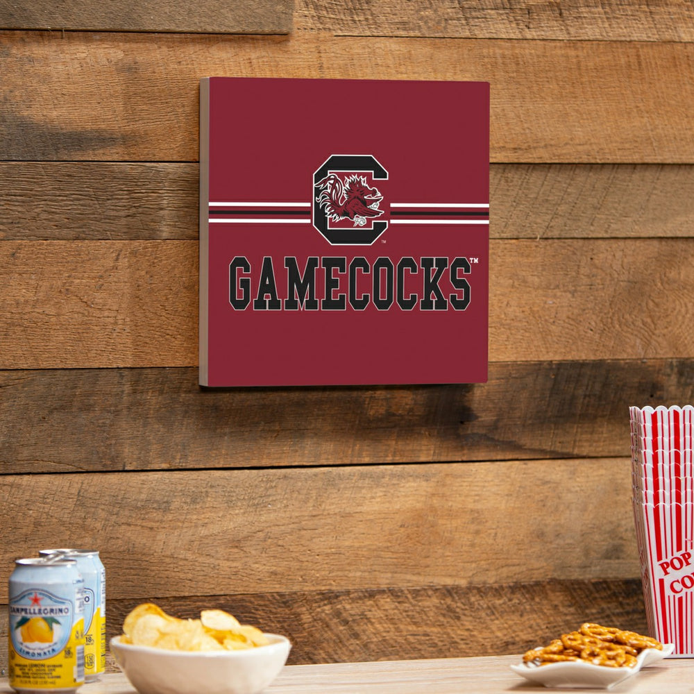 University of South Carolina Wood Wall Sign, 12x12 - Collegiate Home