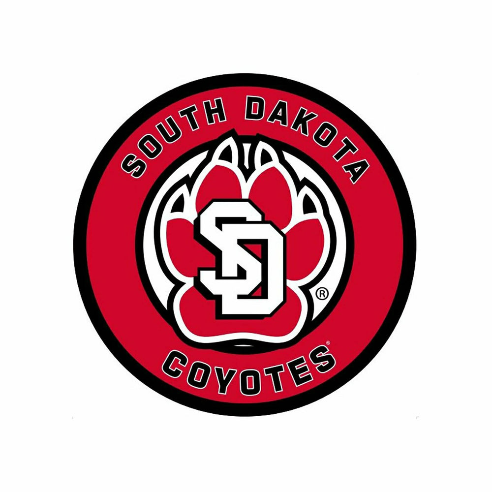 University of South Dakota College Large Round Edgelite LED Decor - Collegiate Home