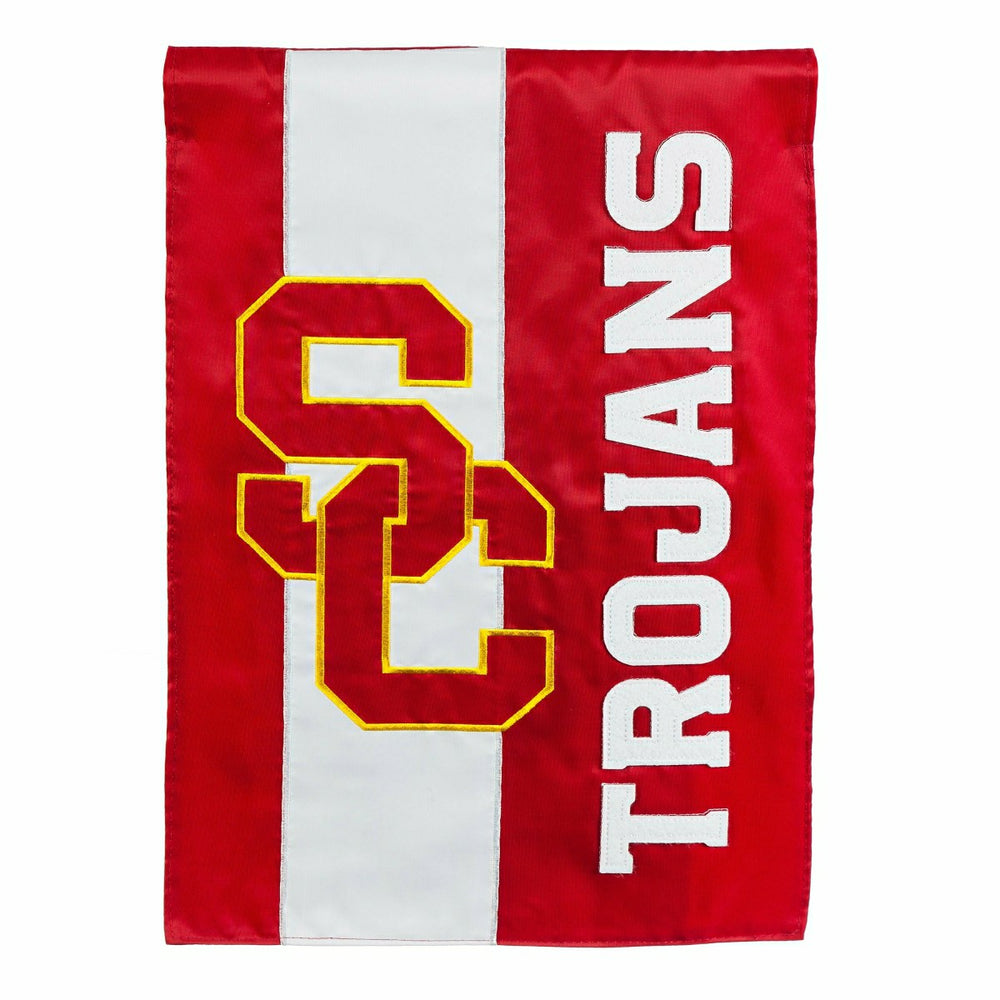 University of Southern California Mixed-Material Embellished Appliqué - Collegiate Home