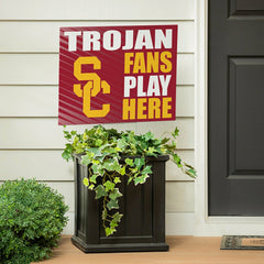 University of Southern California Coroplast Yard Sign "Fans Play Here" - Collegiate Home