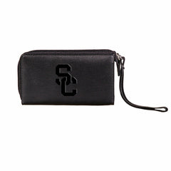 Wristlet Wallet, Black, University of Southern California - Collegiate Home