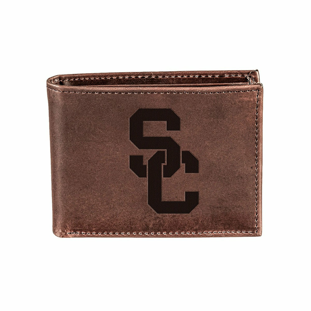 University of Southern California, Bi-Fold Wallet, Brown, CH, 100% Gen - Collegiate Home