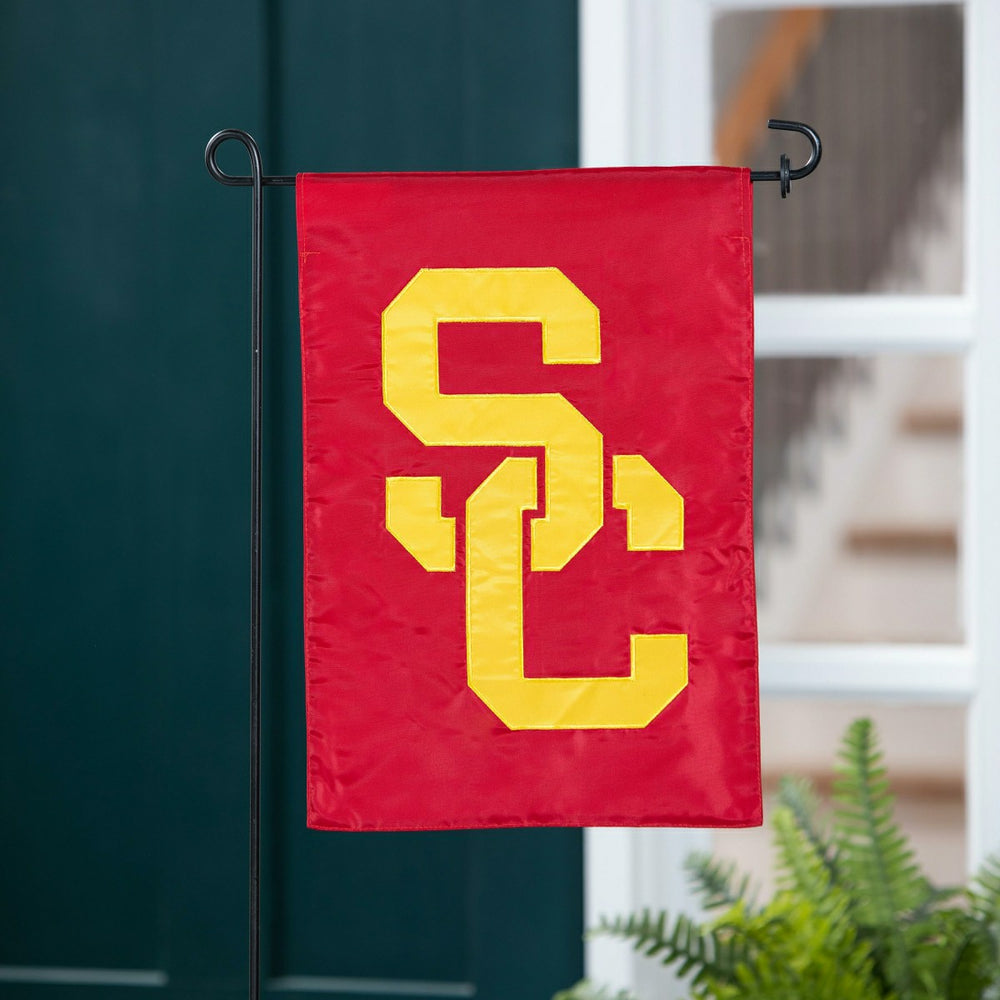 University of Southern California Applique Garden Flag - Collegiate Home