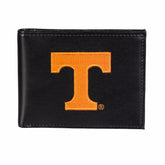 University of Tennessee Black Bi-Fold Embroidered Wallet w/ RFID Blocking - Collegiate Home