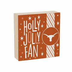 University of Texas Block, Holiday, 6x6 - Collegiate Home