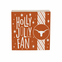 University of Texas Block, Holiday, 6x6 - Collegiate Home