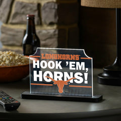 University of Texas College Rectangle Desklite LED Decor - Collegiate Home