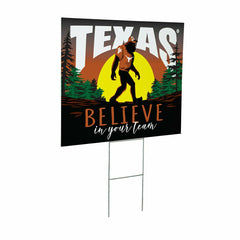 University of Texas Yard Sign, Bigfoot - Collegiate Home