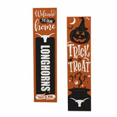 47" Double Sided Leaner, University of Texas, Halloween - Collegiate Home