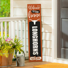 47" Double Sided Leaner, University of Texas, Halloween - Collegiate Home