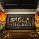 University of Texas Flocked Coir Halloween Sassafras Switch Mat, 22"x1 - Collegiate