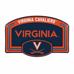 University of Virginia USA Embossed Steel Wall Sign, 11" x 17" - Collegiate Home