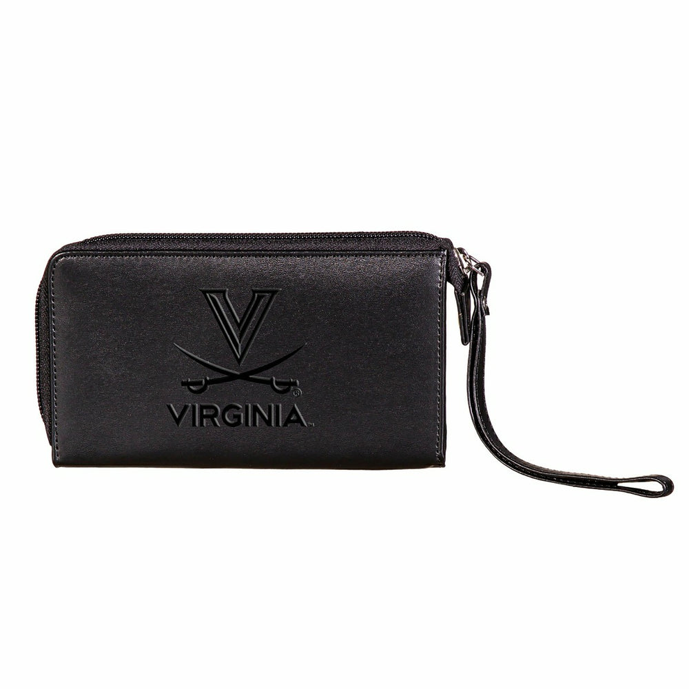 Wristlet Wallet, Black, University of Virginia - Collegiate Home
