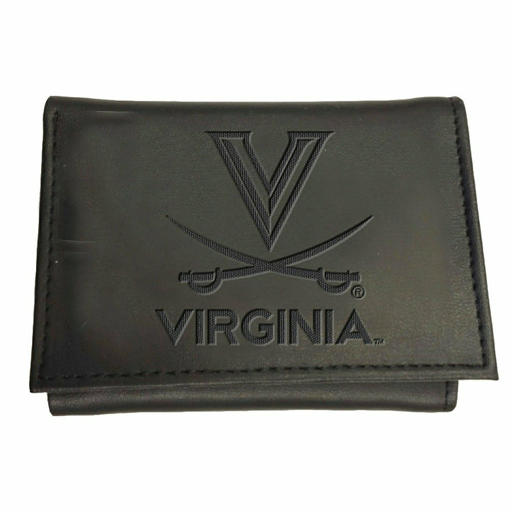 University of Virginia, Tri-Fold Wallet, Black - Collegiate Home