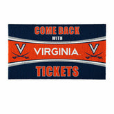 28" x 16" PVC Trapper Mat, Come Back with Tickets, University of Virgi - Collegiate