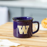 University of Washington Ceramic Camp Cup with Enamel Finish, 14oz - Collegiate Home