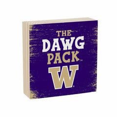 University of Washington Plock, Down Home Fans, 6x6 - Collegiate Home