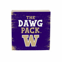 University of Washington Plock, Down Home Fans, 6x6 - Collegiate Home
