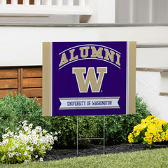 University of Washington Coroplast Yard Sign Alumni - Collegiate Home
