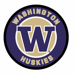 LED Wall Decor, Round, University of Washington - Collegiate Home